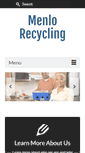 Mobile Screenshot of menlorecycling.com