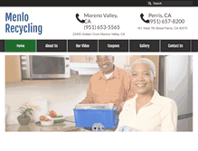 Tablet Screenshot of menlorecycling.com
